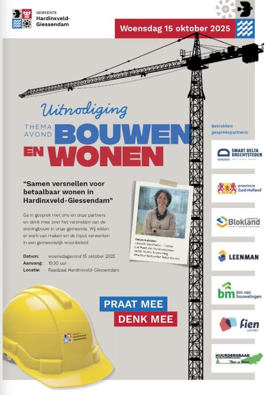 Uitnodiging Thema-avond Bouwen & Wonen