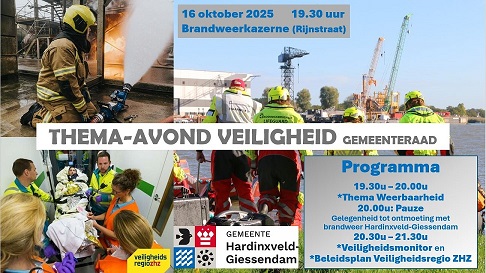 Uitnodiging Thema-avond Veiligheid